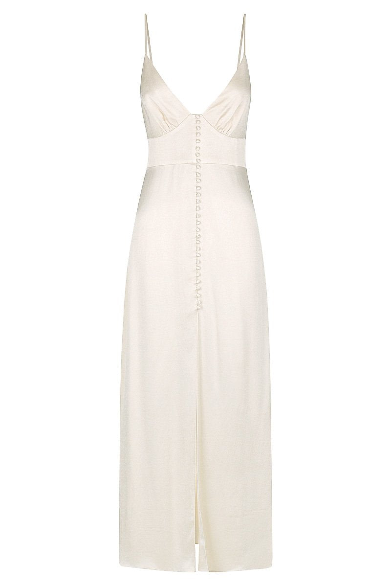 La Lune Cocktail Midi Dress | Cream ...